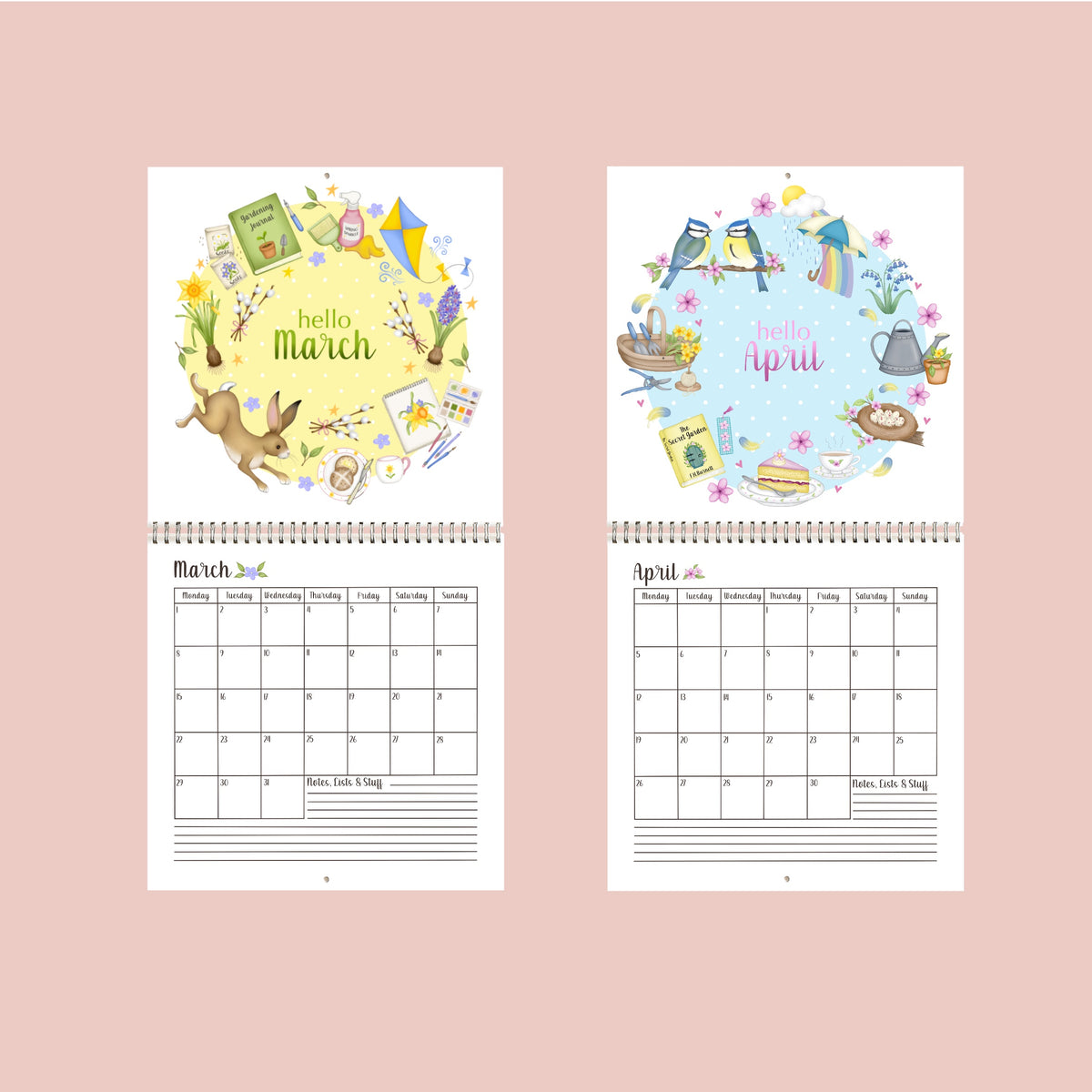 Mouse & Meg 2027 Wall Calendar