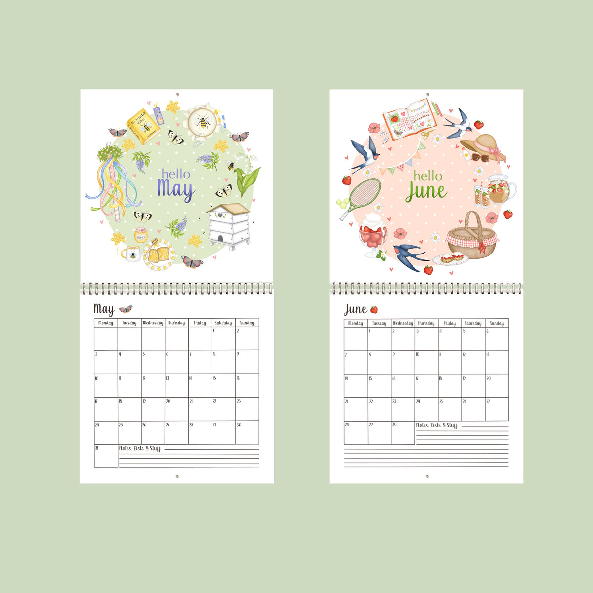 Mouse & Meg 2027 Wall Calendar